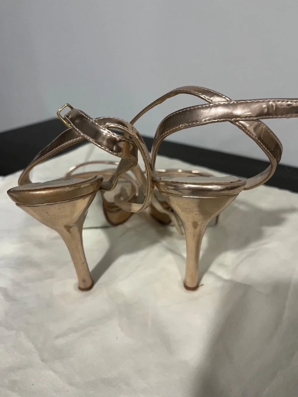 Strappy heels